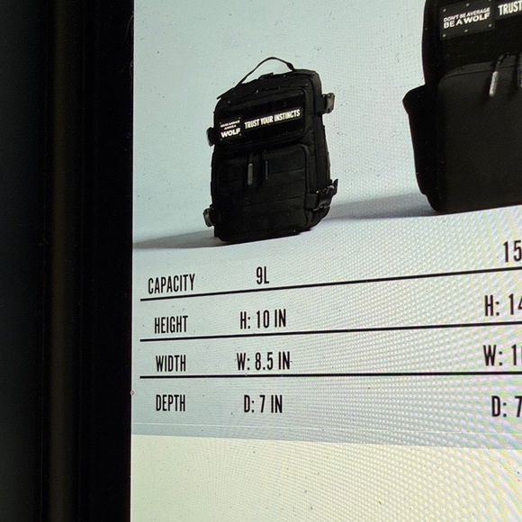 Wolf Leopard Print Backpack - Picture 10 of 10